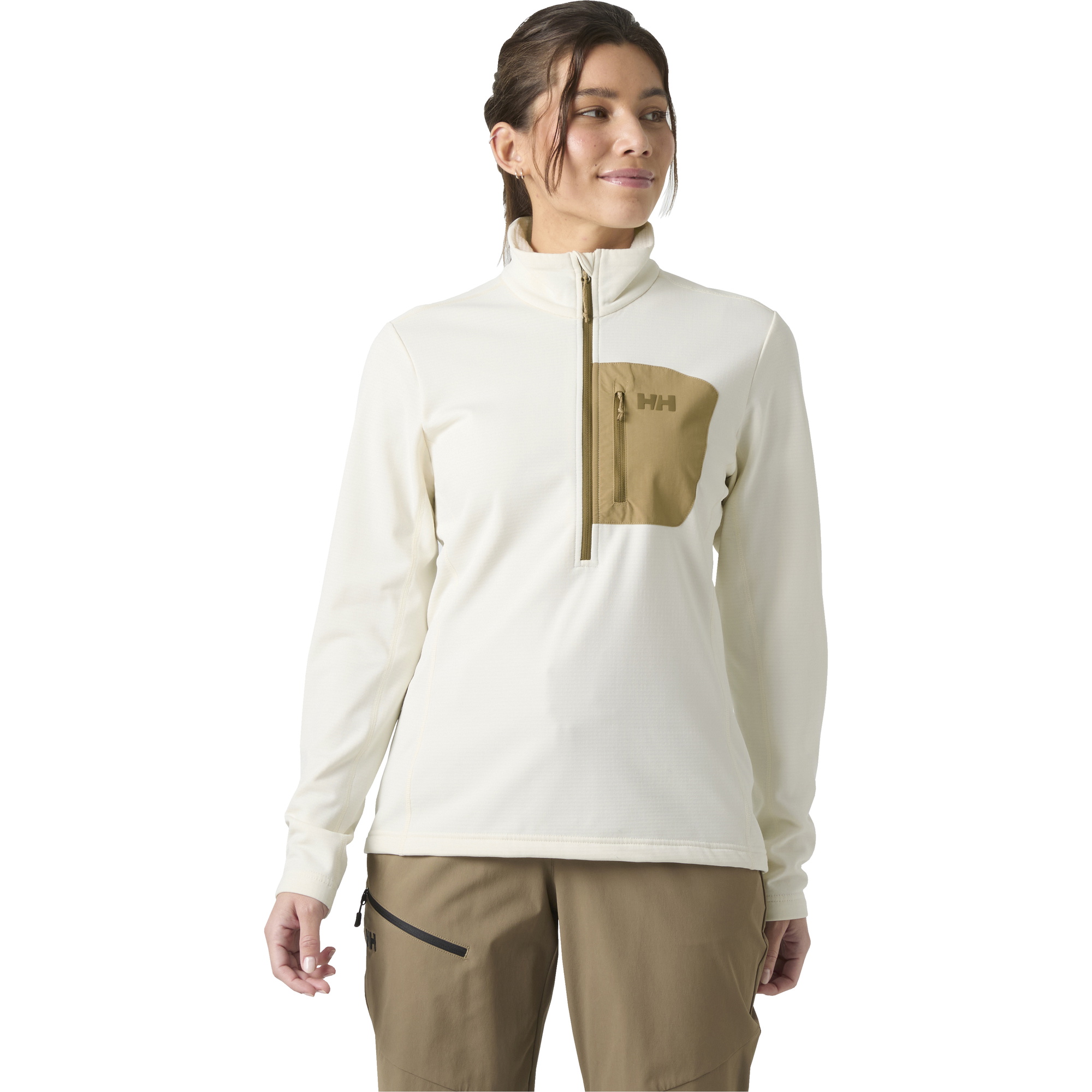 2026 Helly Hansen Dame Versalite 1/2 Zip Fleece 49559 - Snow